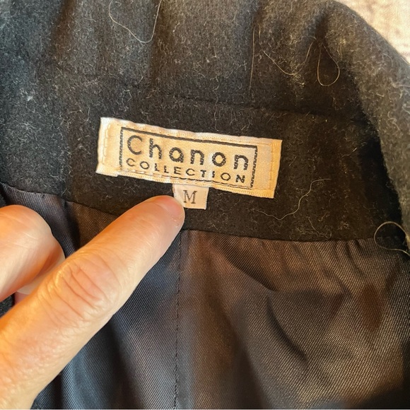 Vintage Made in USA Wool/cashmere blend Blazer Shoulder Pads Medium Double - Picture 8 of 14